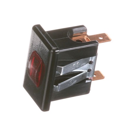 Lincoln Industrial Snap-In Signal Light 5/8" X 1-1/4" Red 250V 351008